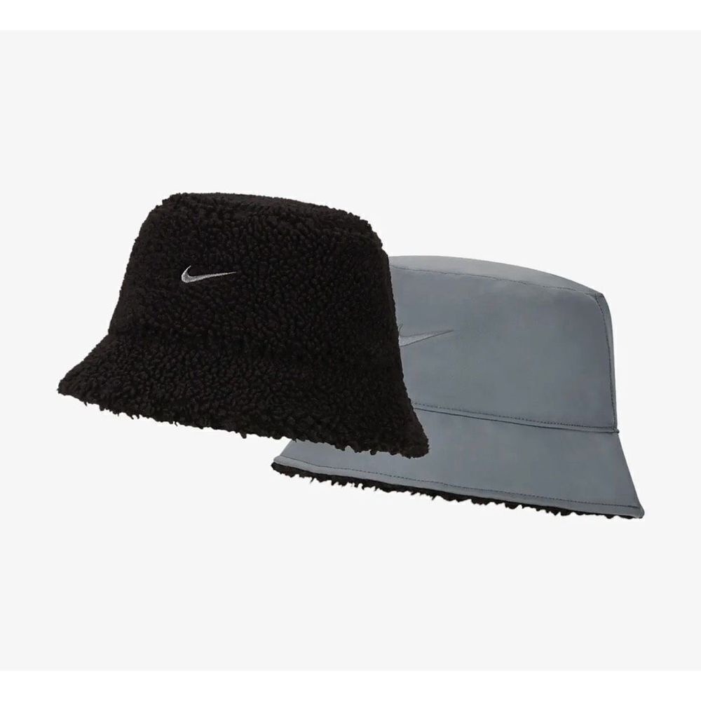 Nike Sportswear Reversible‎ Fleece Bucket Hat- Unisex M/L-New with tag